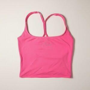 Victoria’s Secret Hot Pink Tank Crop Top tank